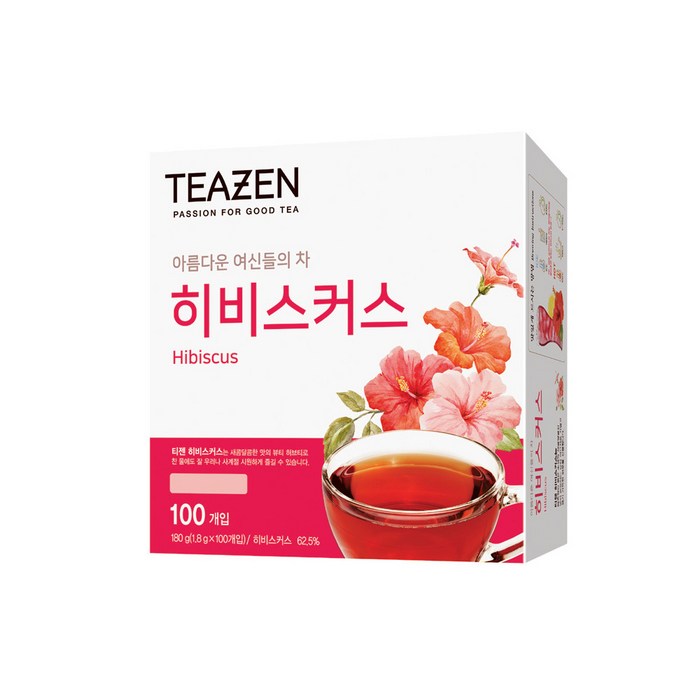 티젠 히비스커스 100T, 180g, 1개 대표 이미지 - 히비스커스 추천