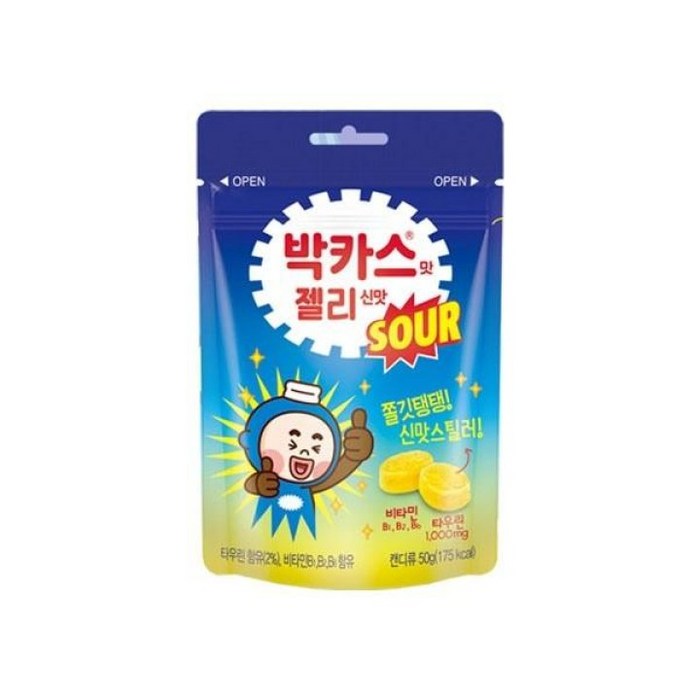 동아제약 박카스 젤리(신맛), 50g, 25개 대표 이미지 - 타우린 추천