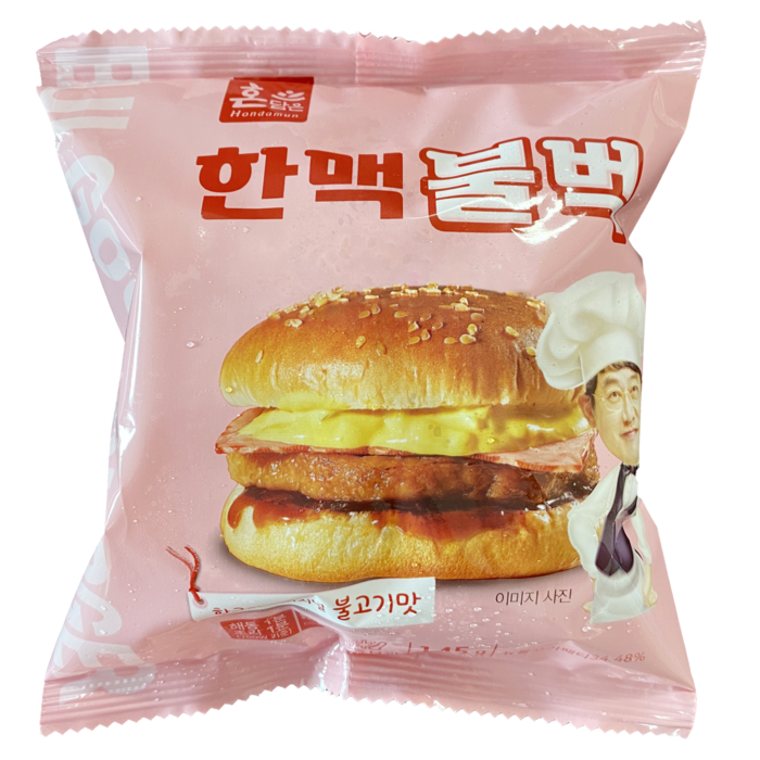 한맥식품 불고기벅 140g x 10개 햄버거빵, 145g 대표 이미지 - 치킨버거 추천