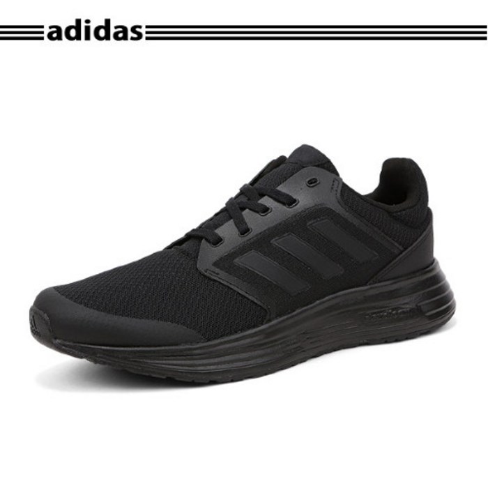 아디다스 남성용 GLX5 All Black Shoes 운동화 런닝화 대표 이미지 - 아디다스 런닝화 추천
