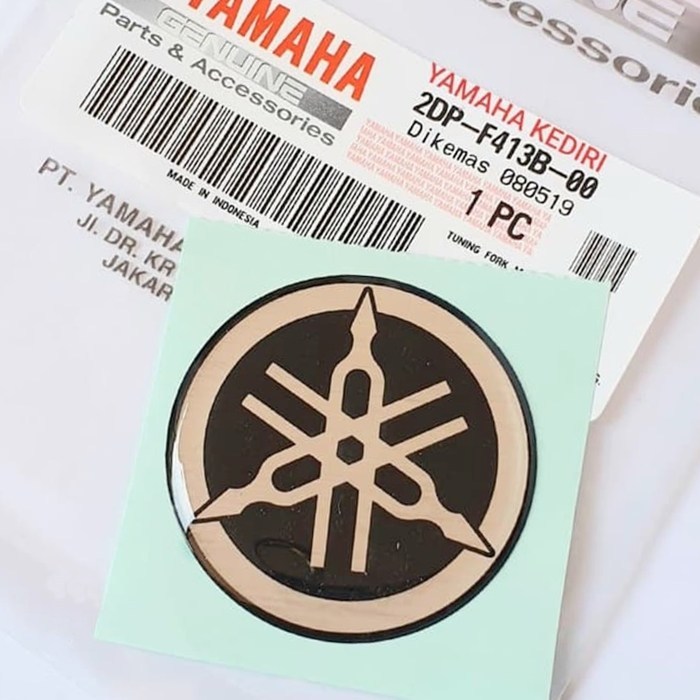 야마하 엔맥스 125 마크 원형 엠블럼 YAMAHA 2DP-F413B-00 에폭시 엠블렘, 1개, 블랙