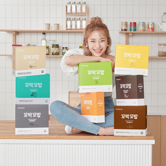 (미숫가루/밤맛 입고) 비브리브 꼬박꼬밥 7개입 8가지맛 중 택1, 스윗콘 대표 이미지 - 꼬박꼬밥 추천