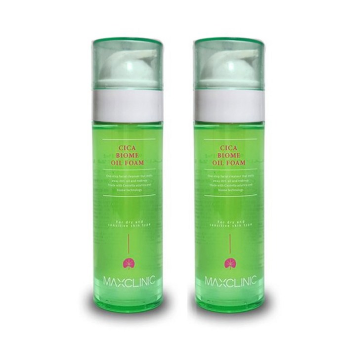 맥스클리닉 시카 바이옴 오일폼 110g x 2개 대표 이미지 - 코스맥스 추천
