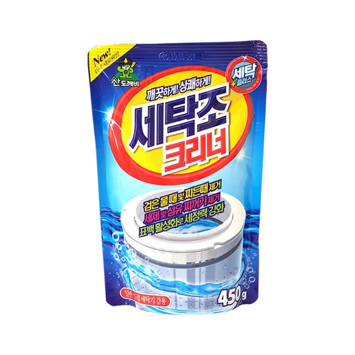 산도깨비 세탁조 크리너, 450g, 5개 대표 이미지 - 세탁조 클리너 추천