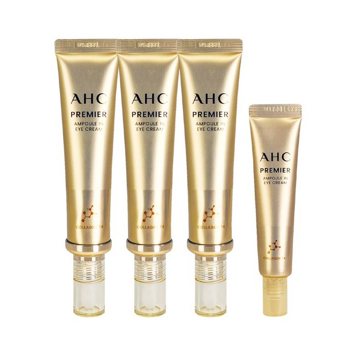 AHC 홈쇼핑 동일 AHC 아이크림 시즌 11 프리미어 앰플인 40ml 3개 + 12ml 1개, AHC 아이크림 시즌11, 40ml 3개+12ml 대표 이미지 - 아이크림 추천