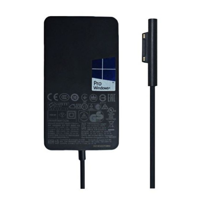 마이크로소프트 MS Intel 코어 i5 i7 테블릿 서피스 프로3 4 5 6 충전기 파워서플라이 어댑터, 65W(15V 4.00A 5V 1.00A) 대표 이미지 - 서피스 2in1 추천