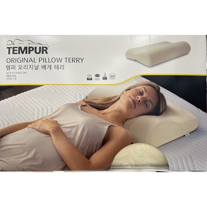 TEMPUR 템퍼 오리지널 필로우 베게 S size/화이트 정품 코스트코 대표 이미지 - 템퍼 메모리폼 베개 추천