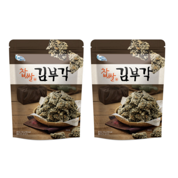 C-WEED 찹쌀 김부각 150g x 2봉, 150g x 2봉지