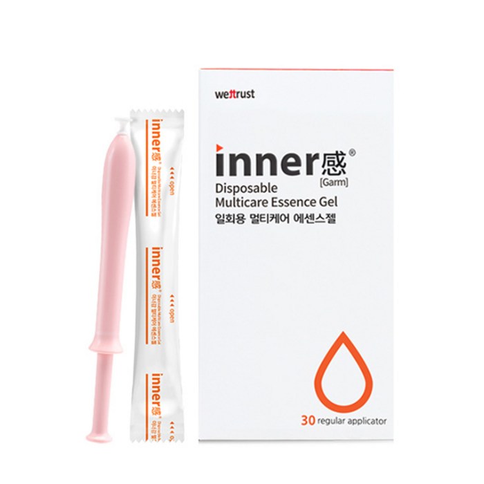 웨트러스트 멀티케어에센스젤 30개입 추가5개 이너감골드 여성세정제 여성젤, 1팩 대표 이미지 - 일회용 마사지젤 추천