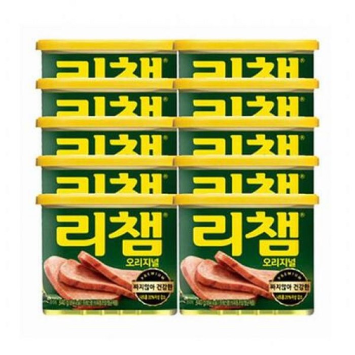 리챔 오리지널 햄통조림, 340g, 10개 대표 이미지 - 짜지않은 햄 추천