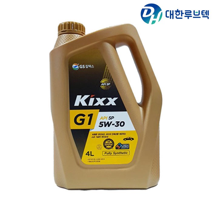 KIXX 킥스 G1 SP 5W30 4L 가솔린 엔진오일, kixx G1 5W30 SP 4L, 1개 대표 이미지 - 가솔린 엔진오일 추천