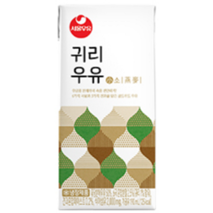 서울 귀리우유 190ml 24개, 24팩 대표 이미지 - 서울우유 추천