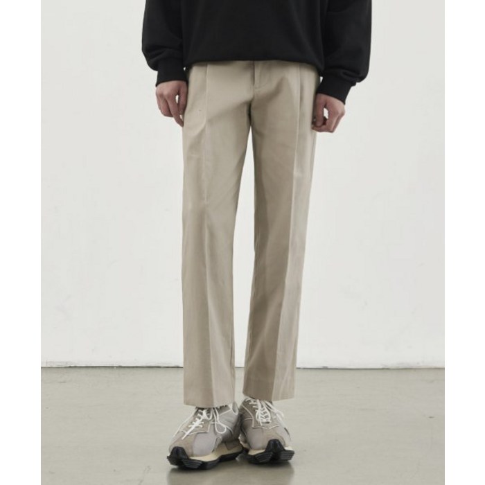 드로우핏 테이퍼드 밴딩 치노 팬츠 바지 L.베이지 TAPE레드 BANDING CHINO 대표 이미지 - 치노팬츠 추천