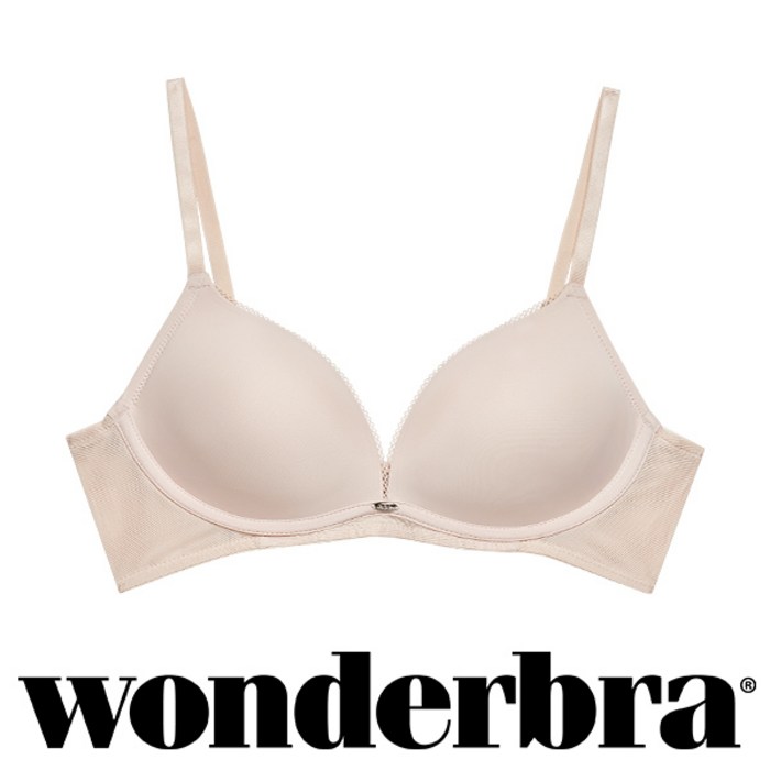 [Wonderbra] 원더브라 에센셜 와이어리스 라이트베이지 브라1종 WBWBR0N56T 대표 이미지 - 원더브라 추천