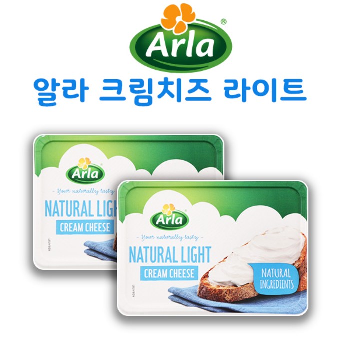 매일유업 알라 크림치즈 라이트 (수량선택), 2개, 150g 대표 이미지 - 크림치즈 추천