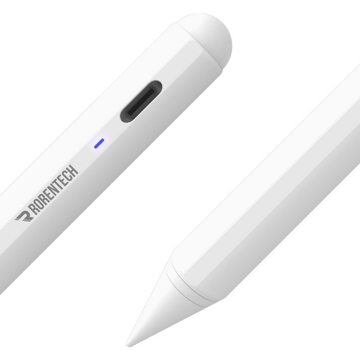 로랜텍 아이패드 호환 스타일러스 스마트 터치펜 RRT-412, 화이트, 1개 대표 이미지 - 로랜텍 애플펜슬 추천