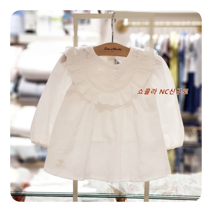 [타티네쇼콜라] #봄#할인#샤방샤방 자수가 환상적인 럭셔리함 그자체 너무 이쁜 블라우스 TTJMBL012