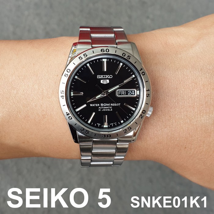 [정품]국내발송 SEIKO 5 SNKE01K1 세이코시계 오토매틱메탈시계 37mm 남성손목시계 정장시계 시계선물 대표 이미지 - 20만원대 메탈시계 추천