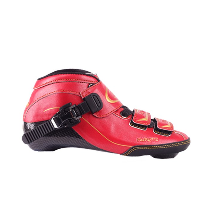 인라인스케이트 CITYRUN스피드스케이팅 슈즈스피드 신발위 신발성인 전문 탄소섬유 큰바퀴 스케이트화 면, C03-CT17레드