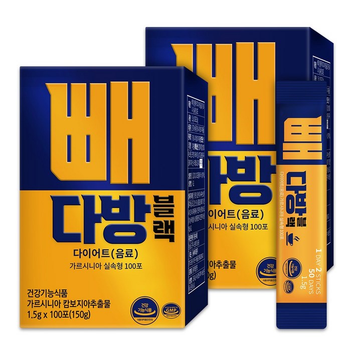 순수식품 빼다방 블랙, 1.5g, 200개 대표 이미지 - 다이어트 커피 추천