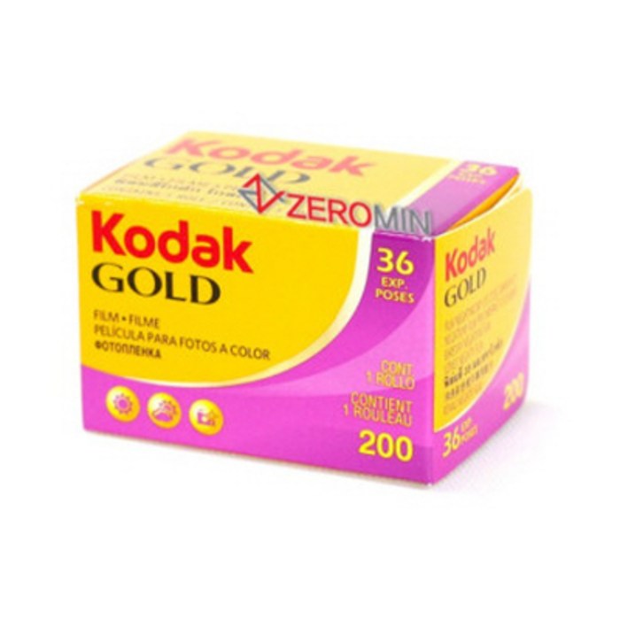 Kodak 코닥 컬러필름 네거티브 골드 (200/36) GB36-유효기간:2024년09월, 코닥 골드 200 36장 1롤 대표 이미지 - 코닥 추천