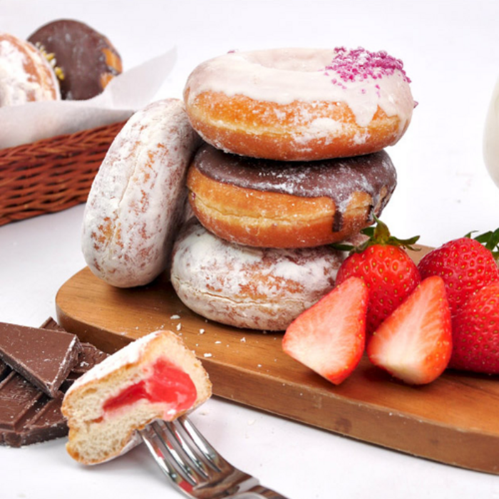당일 주문생산 달콤한 수제 생 도넛 5종 아이스 포장 1box 15개 대표 이미지 - 초코크림빵 추천