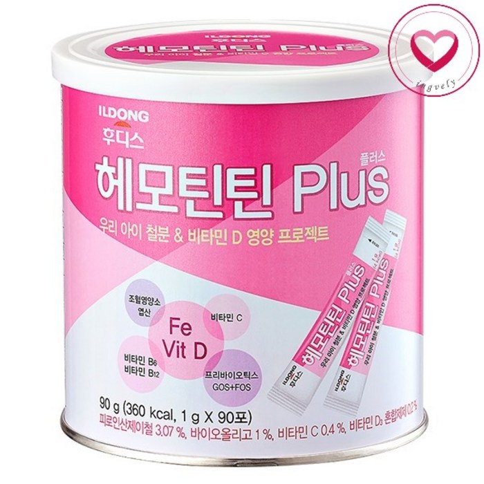 일동후디스 헤모틴틴 베이비 플러스 90gX1캔, 90g 대표 이미지 - 미숙아 분유 추천