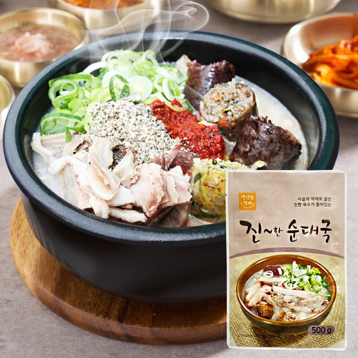 창구식품 진한순대국 x5봉 +찰순대(500g) 1팩, 5팩 +1팩, 500gx5+500g 대표 이미지 - 순대국 추천