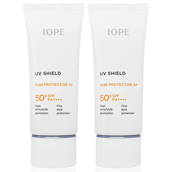 아이오페 UV쉴드 선프로텍터 XP SPF50+PA++++, 60ml, 2개 대표 이미지 - SPF50+ 선크림 추천