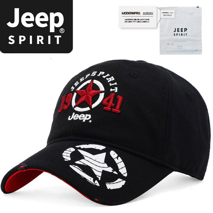 JEEP SPIRIT 스포츠 캐주얼 야구 모자 CA0014. 대표 이미지 - 엠엘비 모자 추천