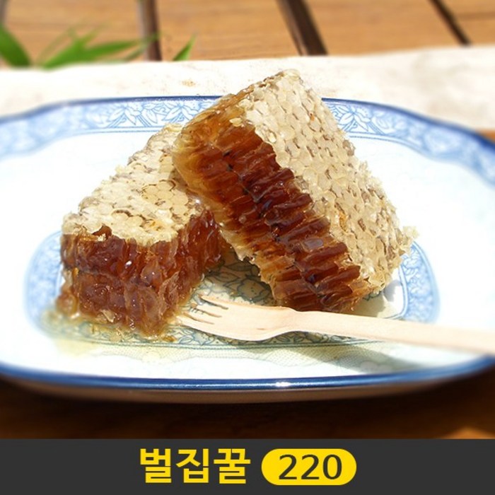 허니킹컴퍼니 벌집꿀 벌꿀집 220g 천연벌집, 1개 대표 이미지 - 벌집꿀 추천