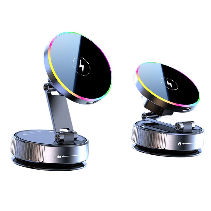 Belia 360 도 회전 무선 충전 차량 휴대 전화 브래킷, K5