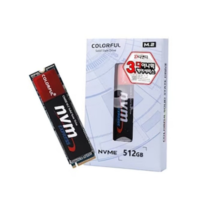 COLORFUL CN600 DDR M.2 NVMe 디앤디컴 (512GB), SSD 대표 이미지 - M.2 NVME SSD 추천