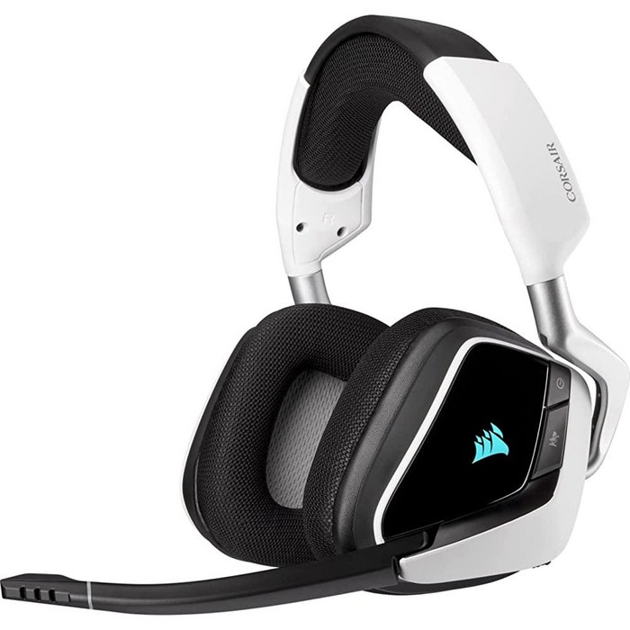 커세어 보이드 RGB 엘리트 무선 7.1채널 컴퓨터 게이밍 헤드셋, RDA0011, 화이트 대표 이미지 - 커세어 헤드셋 추천