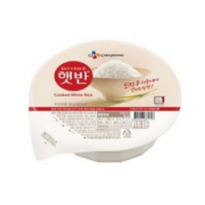 햇반 백미밥, 205g, 36개 대표 이미지 - 솥밥 추천