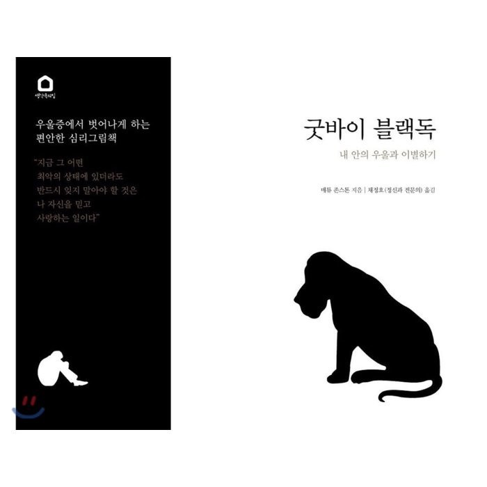 굿바이 블랙독:내 안의 우울과 이별하기, 생각속의집 대표 이미지 - 우울증 책 추천