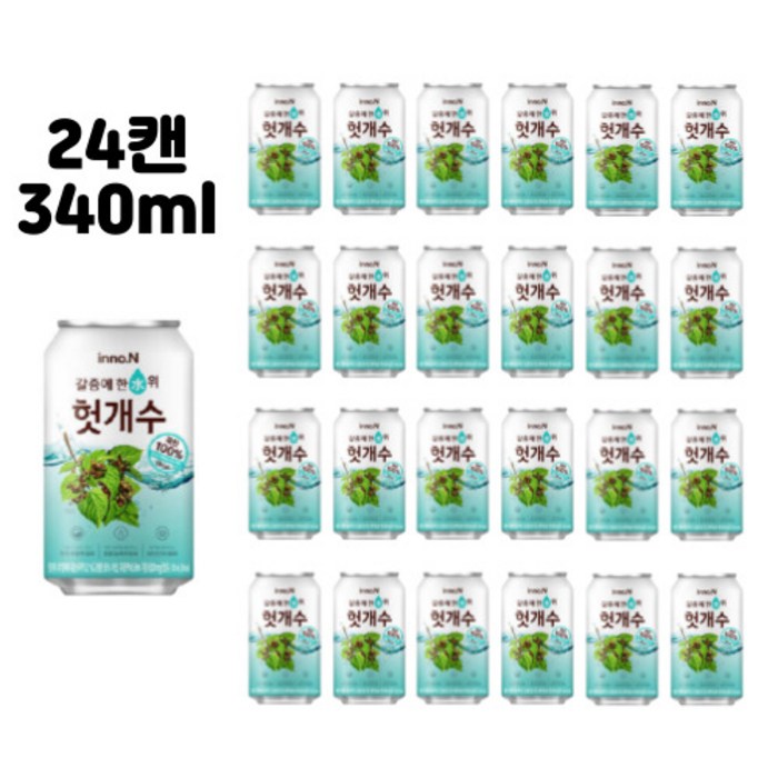 innoN 갈증에 한 수 위 헛개수, 340ml, 24개 대표 이미지 - HK이노엔 추천