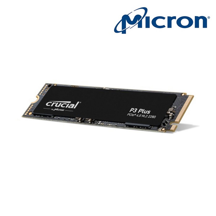 마이크론 Crucial P3 PLUS M.2 2280 NVMe SSD, CT1000P3PSSD8, 1024GB 대표 이미지 - M.2 NVME SSD 추천