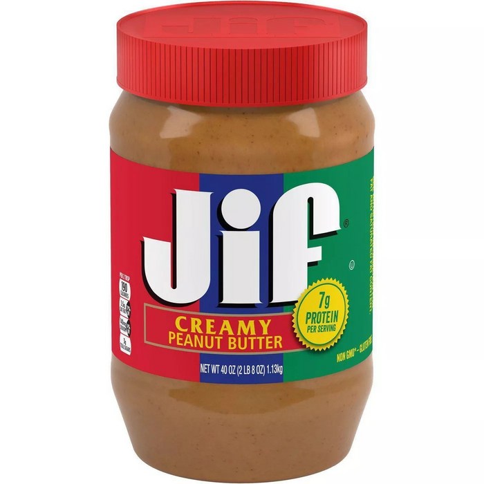 Jif 크리미 피넛 버터, 1.13kg, 1개 대표 이미지 - 땅콩버터 추천