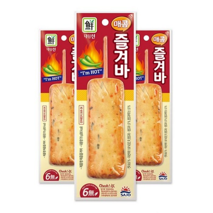 [사조대림] [대림냉장] 매콤즐겨바70g x30개, 70g, 30개 대표 이미지 - 오뎅바 추천