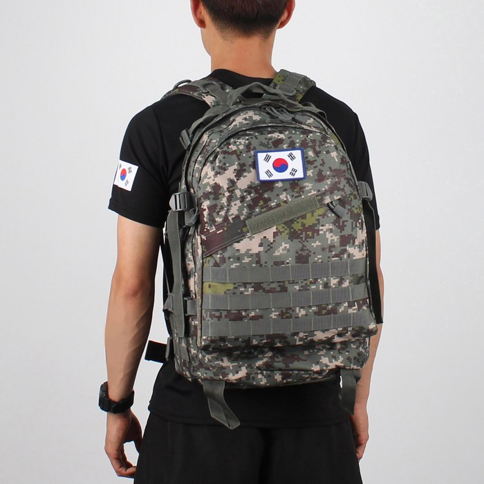 고급 3DAY 백팩 45L 남자 학생 헬스 여행 출타 배낭, 디지털 대표 이미지 - 군인 가방 추천
