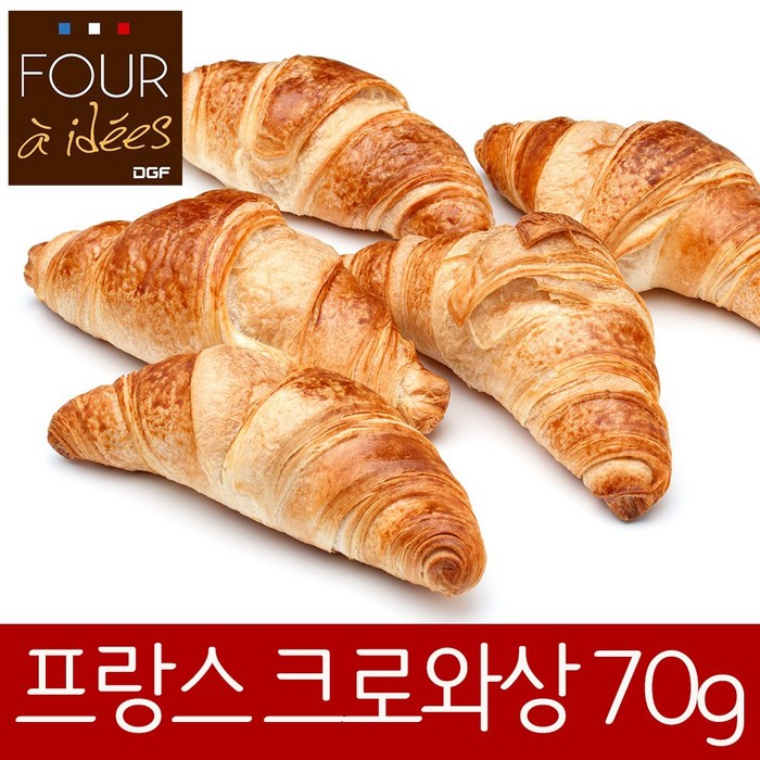 프랑스 푸흐아이데 발효 크로와상 냉동생지 70g (드), 20개입 대표 이미지 - 크로와상 냉동 생지 추천