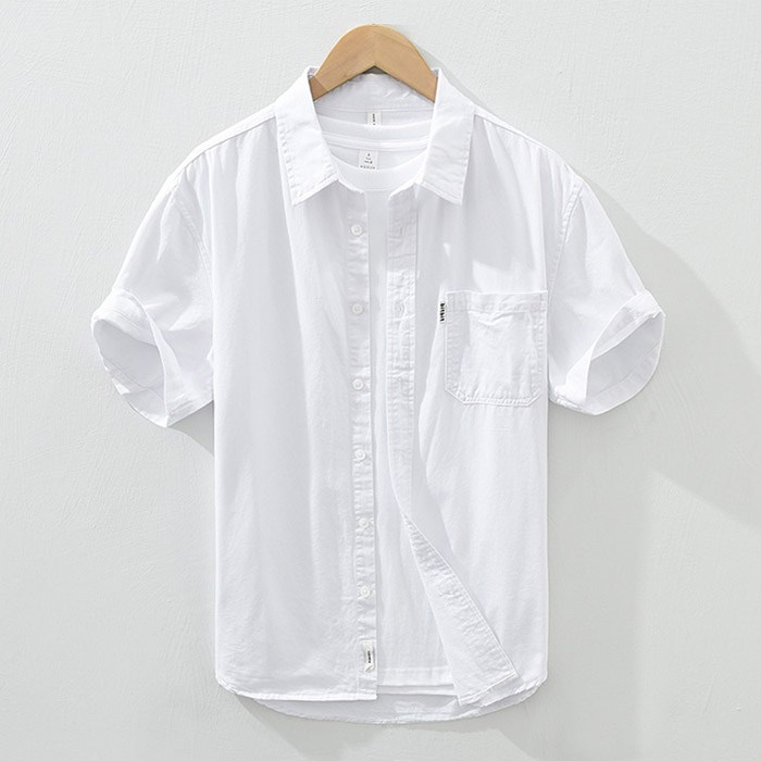 우일신 마르셀 남성용 여름 반팔 셔츠 대표 이미지 - 남자 여름 셔츠 추천