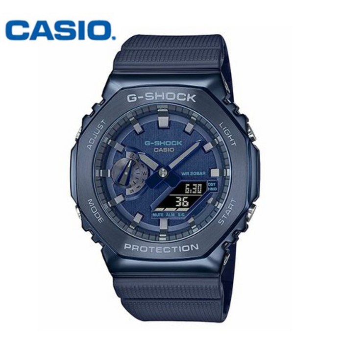 카시오 군인 시계 지샥시 메탈 군대 시계 남자 손목시계 방수 CASIO G-SHOCK 남자 스포츠시계 GM-2100-2ADR 대표 이미지 - 지샥 시계 추천