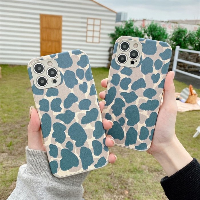 VaiDan iPhone 12 13 11 Pro X XR Max 용 Leopard Print 전화 케이스 iPhone 8 7 Plus XS Max 케이스 용 미니 충 대표 이미지 - 아이폰 13 케이스 추천