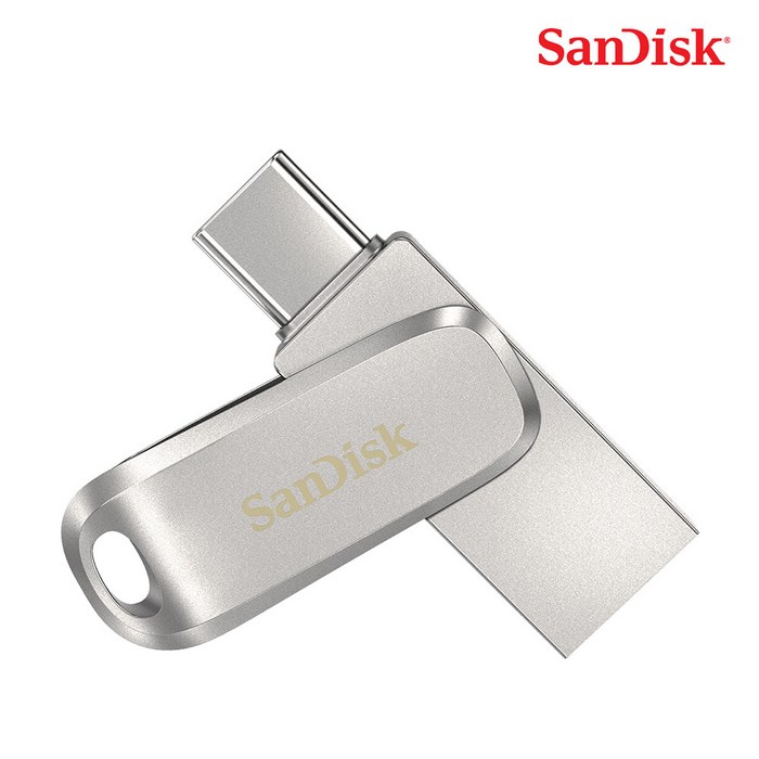 샌디스크 울트라 듀얼 드라이브 럭스 USB Type C SDDDC4, 128GB 대표 이미지 - OTG USB 추천