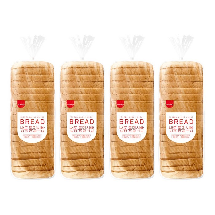 올찬 냉동 통밀 식빵 4봉 대표 이미지 - 통밀 식빵 추천