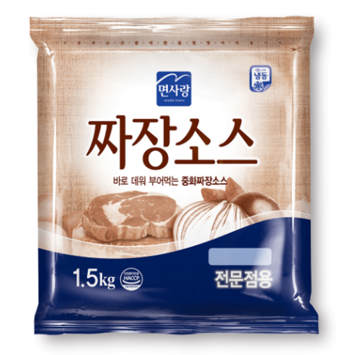 면사랑 짜장소스1.5KG 대표 이미지 - 유니짜장 추천