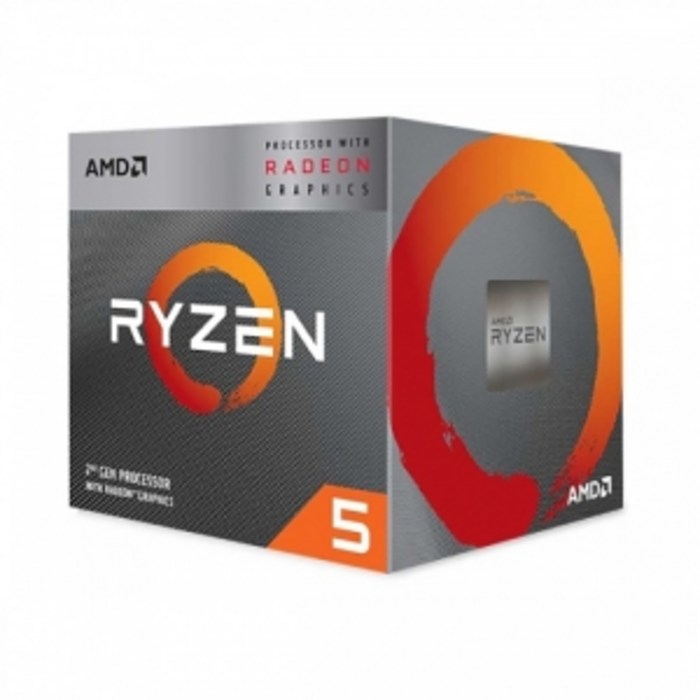 레이창고 AMD 라이젠 5 피카소 3400G 쿼드코어 3.7GHz 쿨러포함 CPU SSD 사무용품 컴퓨터용품 외장하드 데스크탑, 단일 모델명/품번 대표 이미지 - 라이젠 CPU 추천