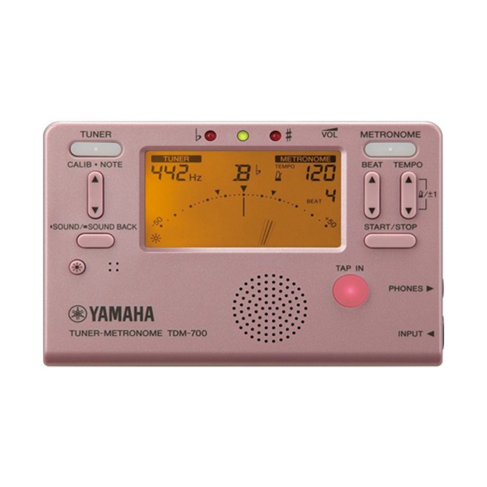 YAMAHA 야마하 튜너 메트로놈 박자기 TDM-700P 핑크, TDM-700P(핑크) 대표 이미지 - 전자 메트로놈 추천